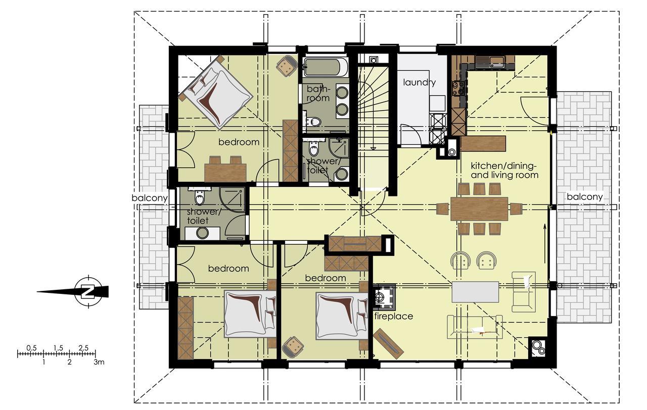Chalet Brunner Penthouse Wengen Ngoại thất bức ảnh