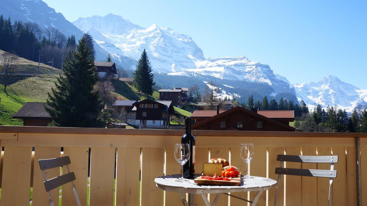Chalet Brunner Penthouse Wengen Ngoại thất bức ảnh
